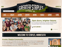 Tablet Screenshot of greaterstaples.com